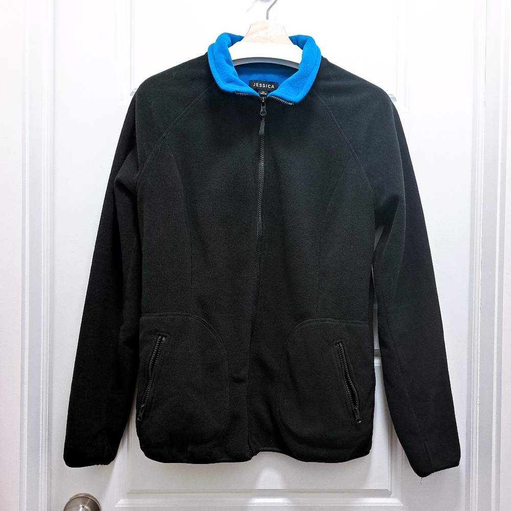 Jessica Classic-Fit Full-Zip Polar Soft Fleece Jacket Size Large